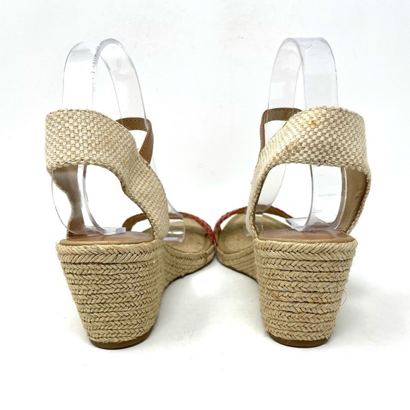 Lucky Brand Kavelli Straw Espadrilles Tan W 9.5 - Picture 5 of 9